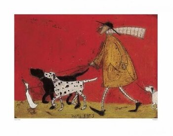 Art Print Sam Toft - Walkies