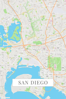 Принти на полотні San Diego color