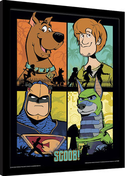 Framed Poster Scoob! - The Heroes