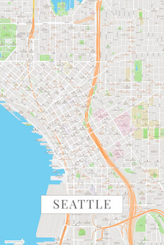 Принти на полотні Seattle color