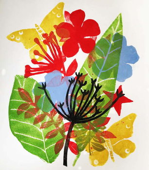 Принти на полотні Seeded and flowers, 2019