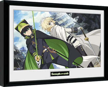 Framed poster Seraph of the End - Swords