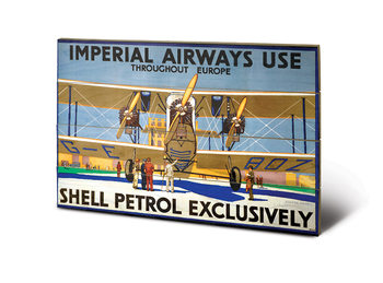 Ξύλινη τέχνη Shell - Imperial Airways