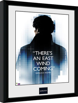 Framed Poster Sherlock - East Wind