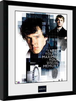 Framed Poster Sherlock - Memory