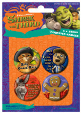 Σετ κονκάρδες SHREK 3 - characters
