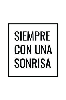 Принти на полотні Siempre con una sonrisa