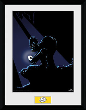 Kehystetty juliste Simpsonit - Gollum