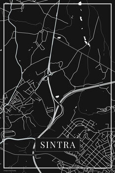 Принти на полотні Sintra black