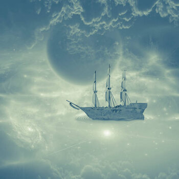 Εκτύπωση καμβά Sky ship
