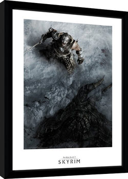 Framed Poster Skyrim - Shout