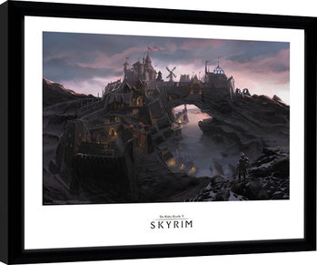 Framed Poster Skyrim - Solitude