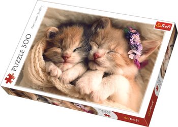 Puzzle Sleeping Kittens