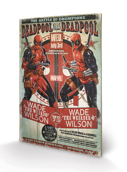 Deadpool - Wade vs Wade Slika na les
