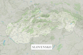 Принти на полотні Slovensko color