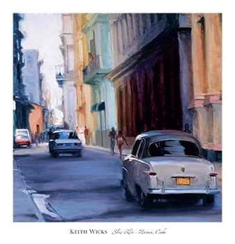 Εκτύπωση τέχνης Slow Ride - Havana, Cuba