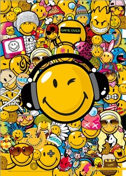 3D Αφίσα Smiley - tribal