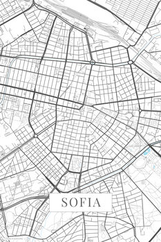 Canvas Print Sofia white