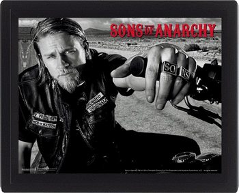 Πλαισιωμένη 3D αφίσα Sons of Anarchy - Jackson