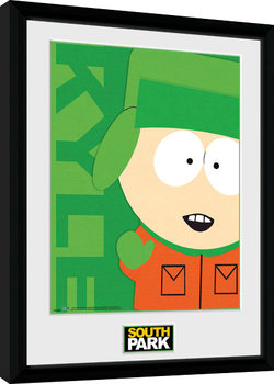 Poster emoldurado South Park - Kyle