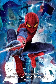 3D Αφίσα SPIDER-MAN AMAZING - broken glass
