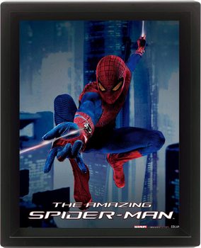 Πλαισιωμένη 3D αφίσα SPIDER-MAN
