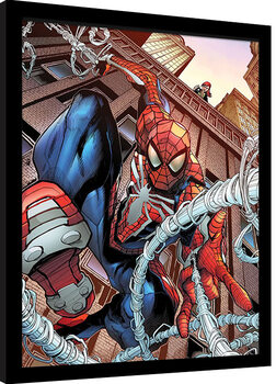 Framed poster Spider-Man - Shooting