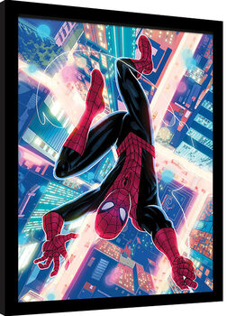 Framed Poster Spider-Man - Upside Down