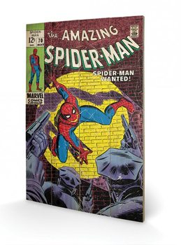 Ξύλινη τέχνη Spiderman - Wanted