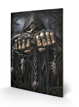 Ξύλινη τέχνη Spiral - Game Over - Reaper