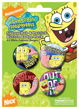 Σετ κονκάρδες SPONGEBOB - and patrick