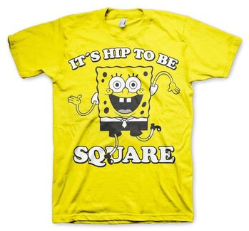 T-shirts SpongeBob - It‘s Hip To Be Square