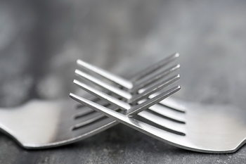 Forks - Connections Staklena slika