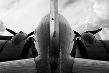 Plane - Backside Staklena slika