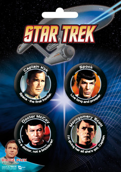 Σετ κονκάρδες STAR TREK