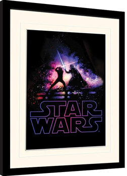 Kehystetty juliste Star Wars - Battle