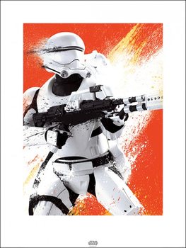 Star Wars, épisode VII : Le Réveil de la Force - Flametrooper Paint Reproduction d'art