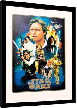 Framed poster Star Wars - Heroes
