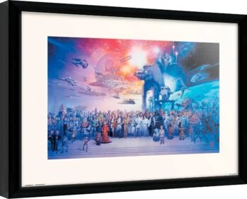 Framed poster Star Wars - Legacy Characters