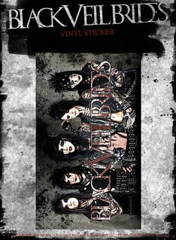 Stickers BLACK VEIL BRIDES – group landscape