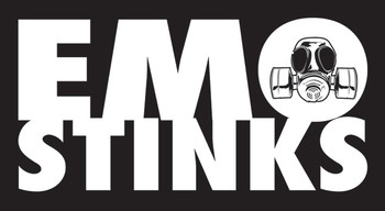 EMO STINKS Sticker
