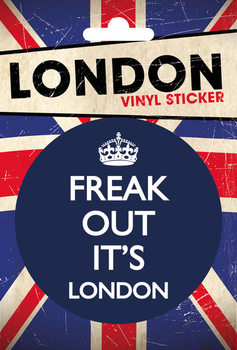 LONDON - freak out Sticker