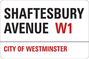 LONDON - shaftesbury avenue Sticker