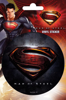 SUPERMAN MAN OF STEEL - logo Sticker