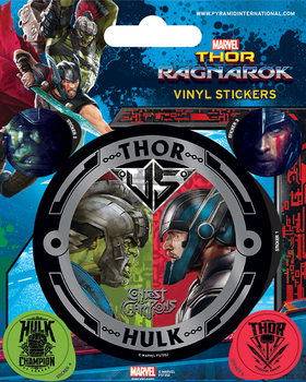 Stickers Thor Ragnarok - Thor vs Hulk