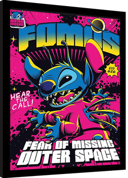 Рамкиран плакат Stitch - Fomos