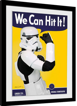 Poster emoldurado Stormtrooper - Can Hit