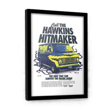 Framed Poster Stranger Things 5 - Call the Hawkins Hitmaker