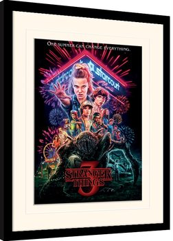Uokvireni poster Stranger Things - Summer of 85
