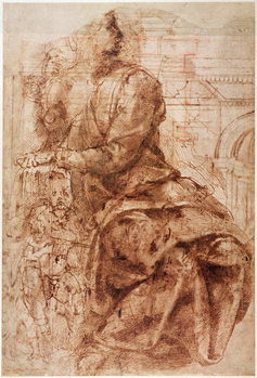 Принти на полотні Study of Sibyl